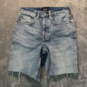 NWT NEW Rails Beachwood High Rise Bermuda Shorts Size 23 Lake Cutoff Denim Jean